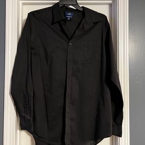 Long sleeve button up shirt.